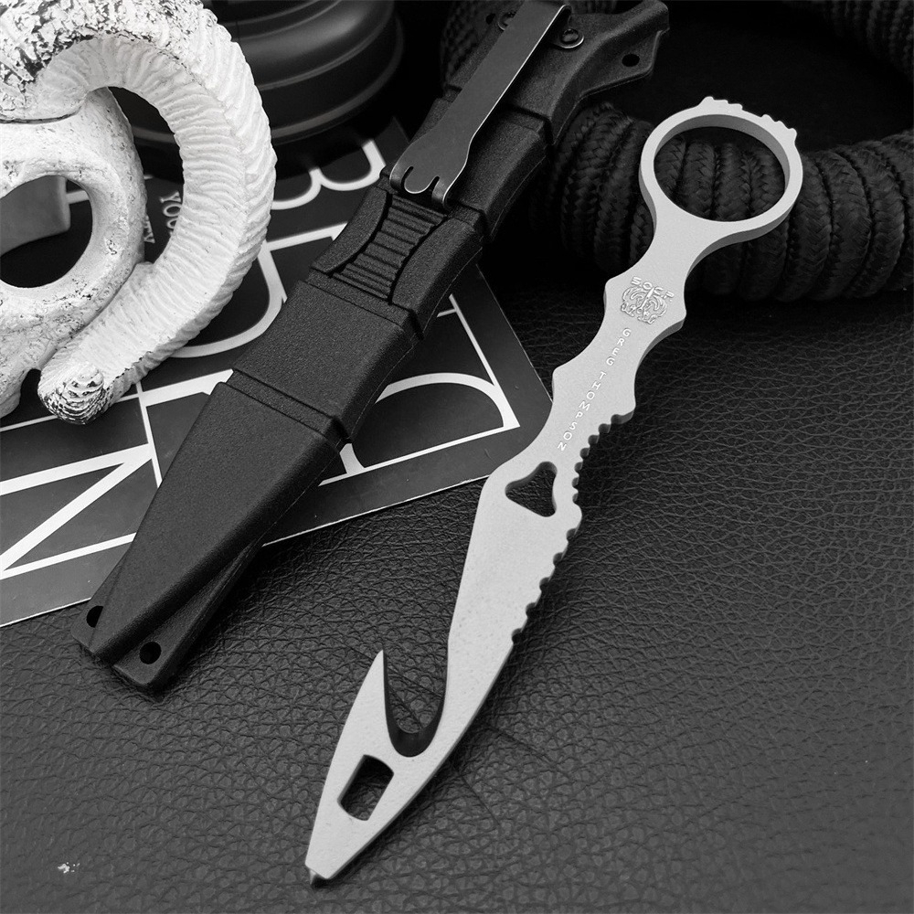 Edc Carry All - Outdoors Cutting Rope Fixed Blade Knife