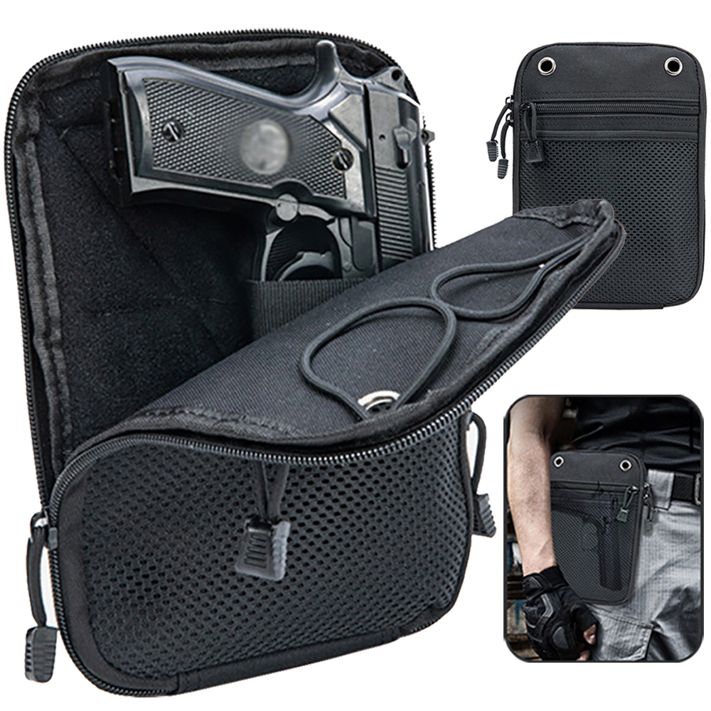 Edc Concealed Carry Belt - Molle Outdoor Tactical Concealed Gun Holster