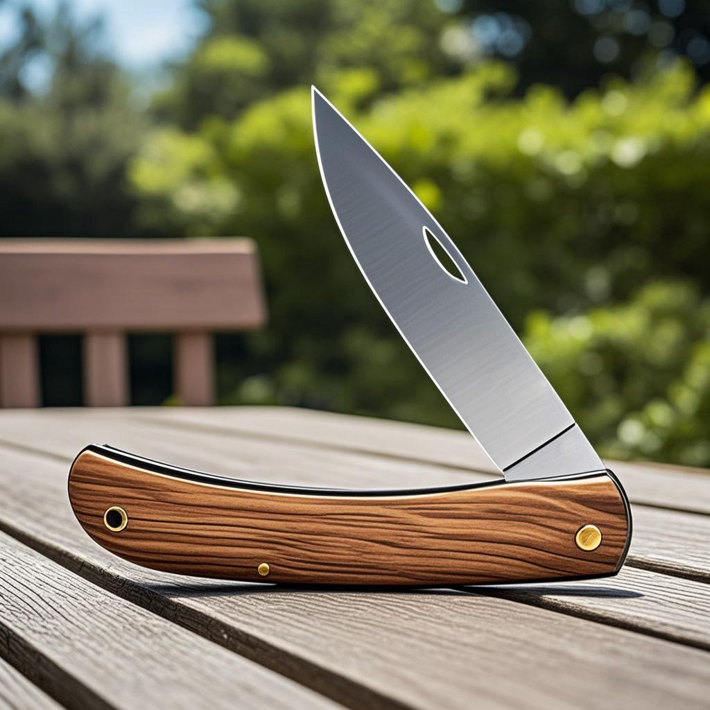 Rosewood Handle Pocket Knife S - Edc Carry Pocket Knife บทวิจารณ์และราคา