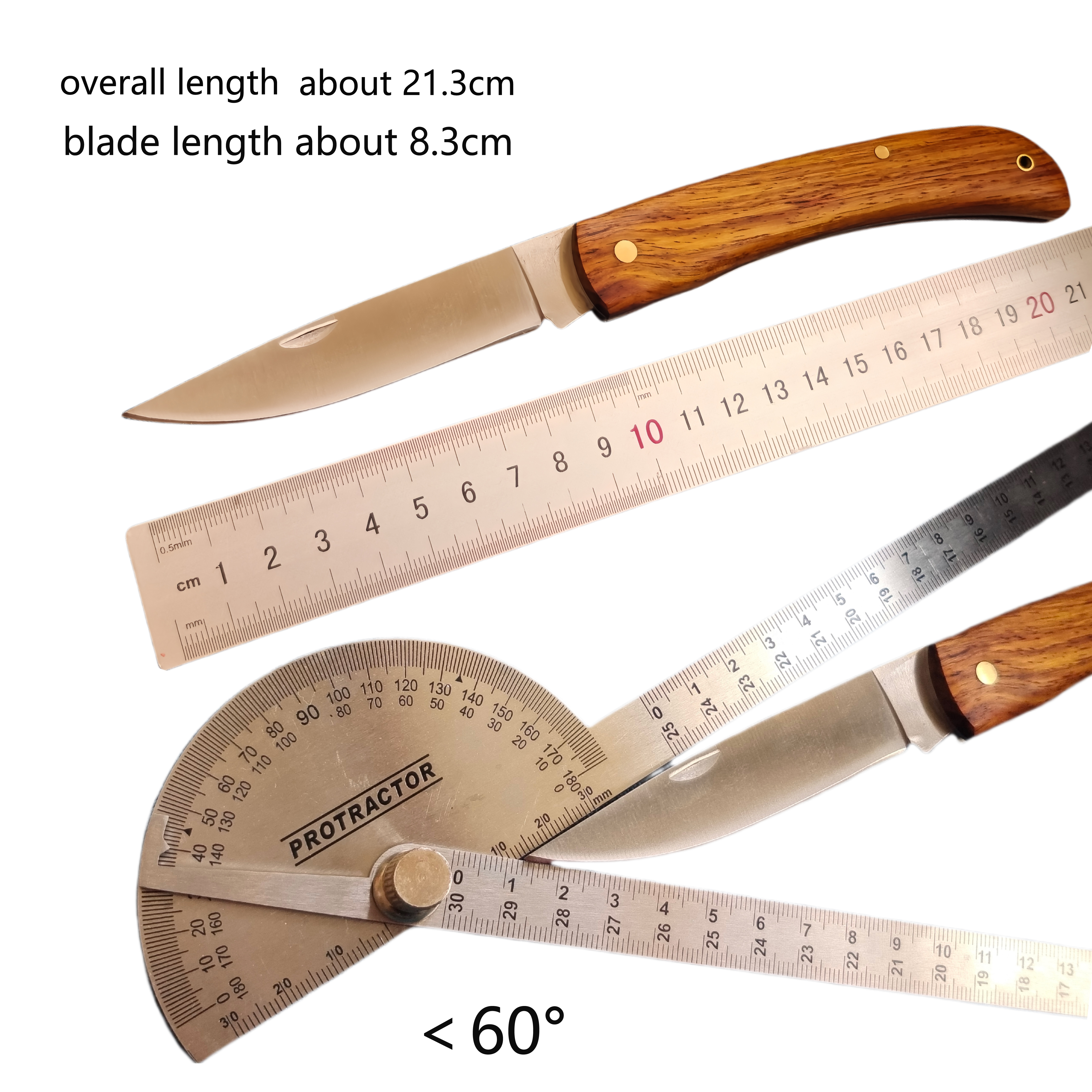 Rosewood Handle Pocket Knife S - Edc Carry Pocket Knife บทวิจารณ์และราคา