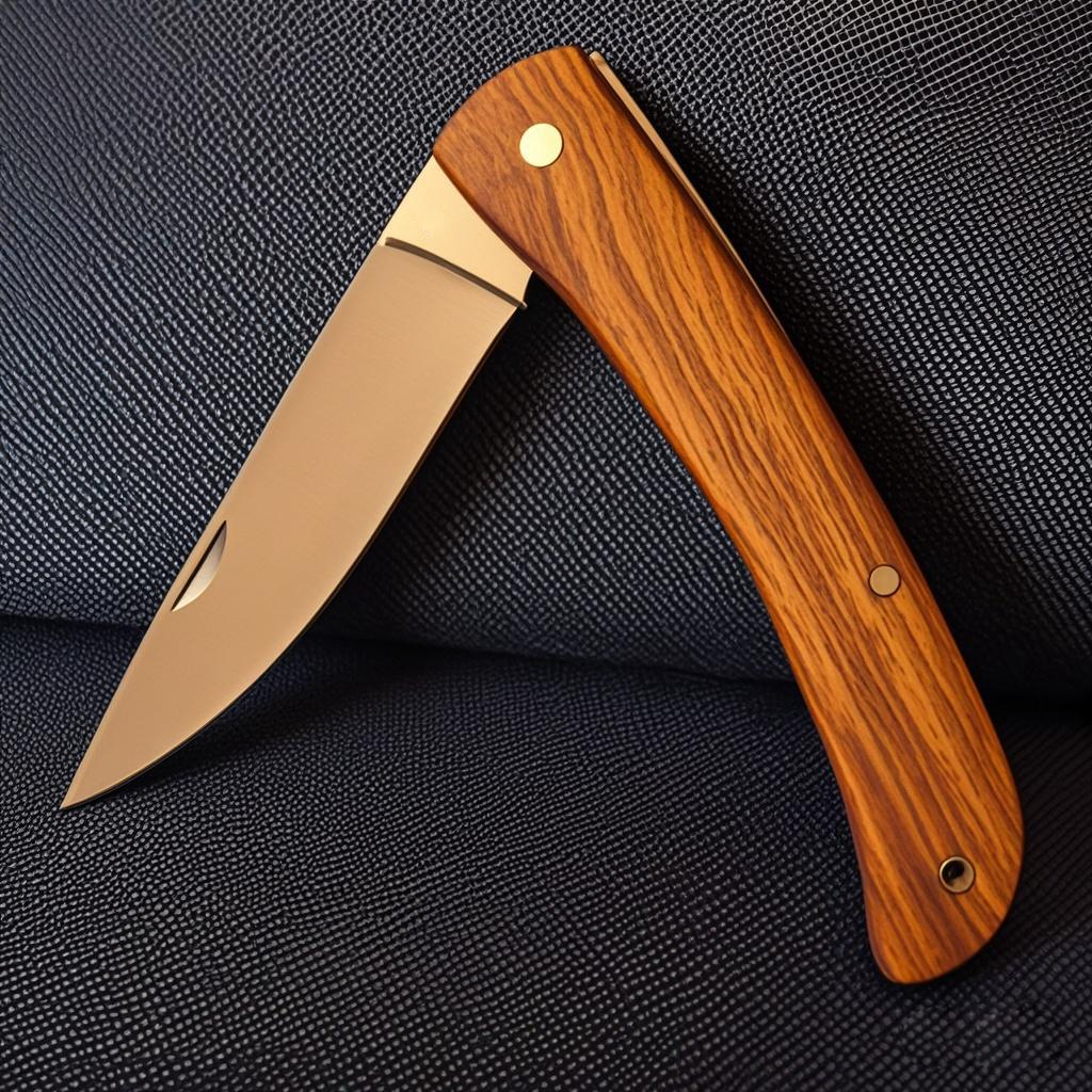Rosewood Handle Pocket Knife S - Edc Carry Pocket Knife บทวิจารณ์และราคา