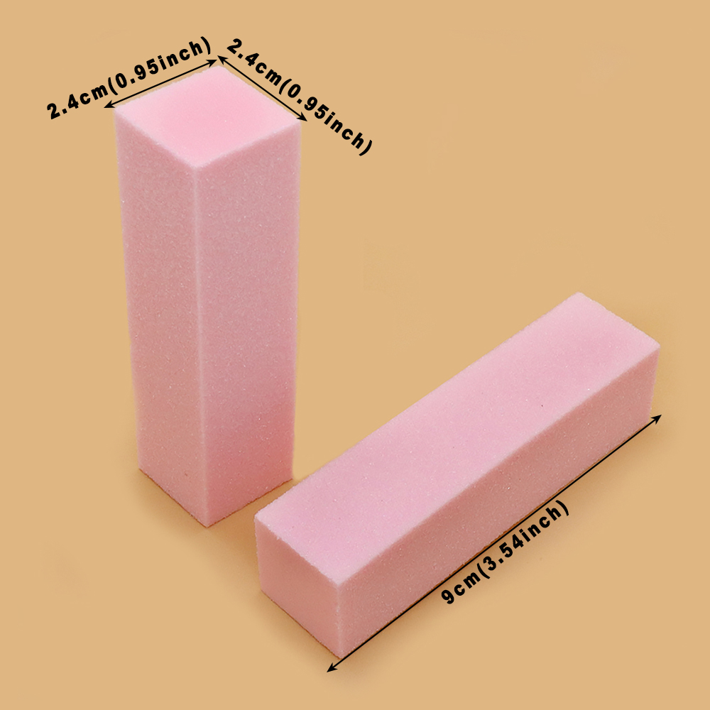 3/5/10pcs Sponge Nail Buffer S - Nail File Titanium บทวิจารณ์และราคา