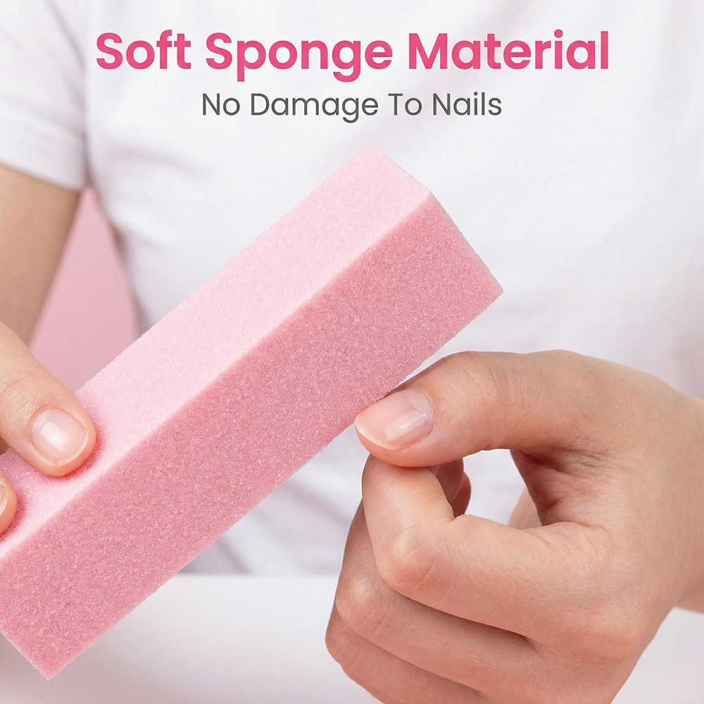 3/5/10pcs Sponge Nail Buffer S - Nail File Titanium บทวิจารณ์และราคา