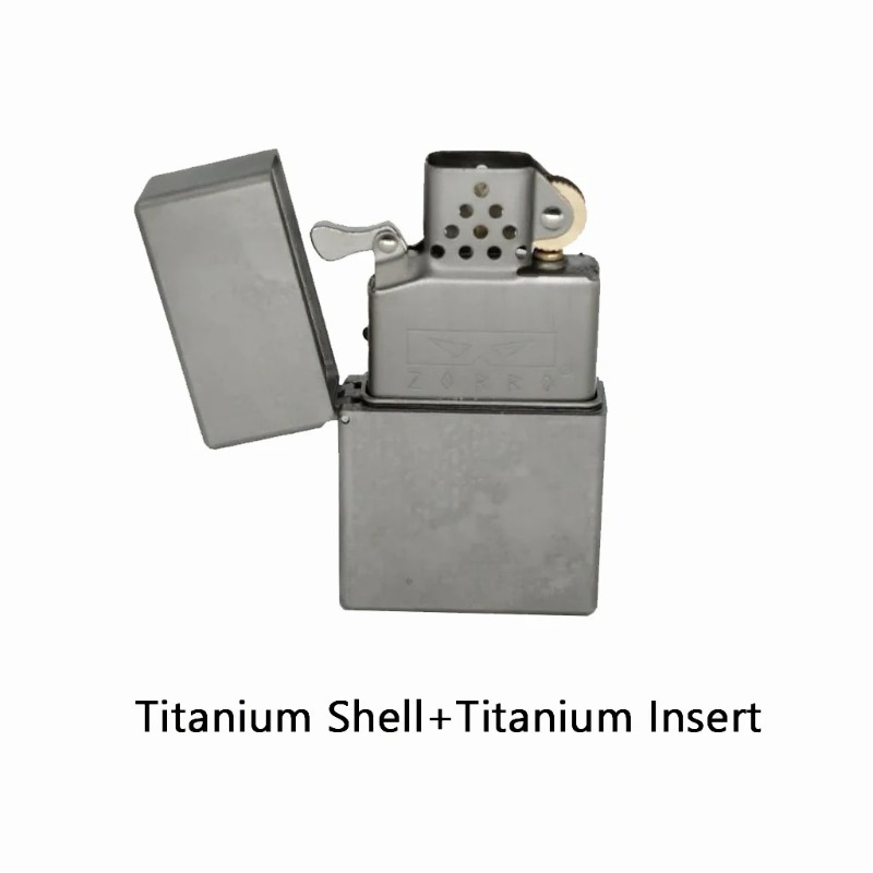 Zorro New titanium alloy shell - Lighter Insert Zippo บทวิจารณ์และราคา