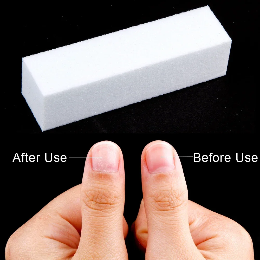 YIKOOLIN 1/20Pcs Sponge Nail B - Nail File Titanium บทวิจารณ์และราคา