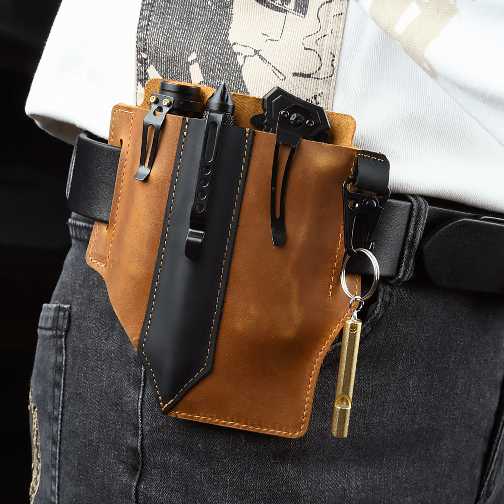 Men Travel Tactical Waist Bag  - Edc Carry Pocket Pouch บทวิจารณ์และราคา