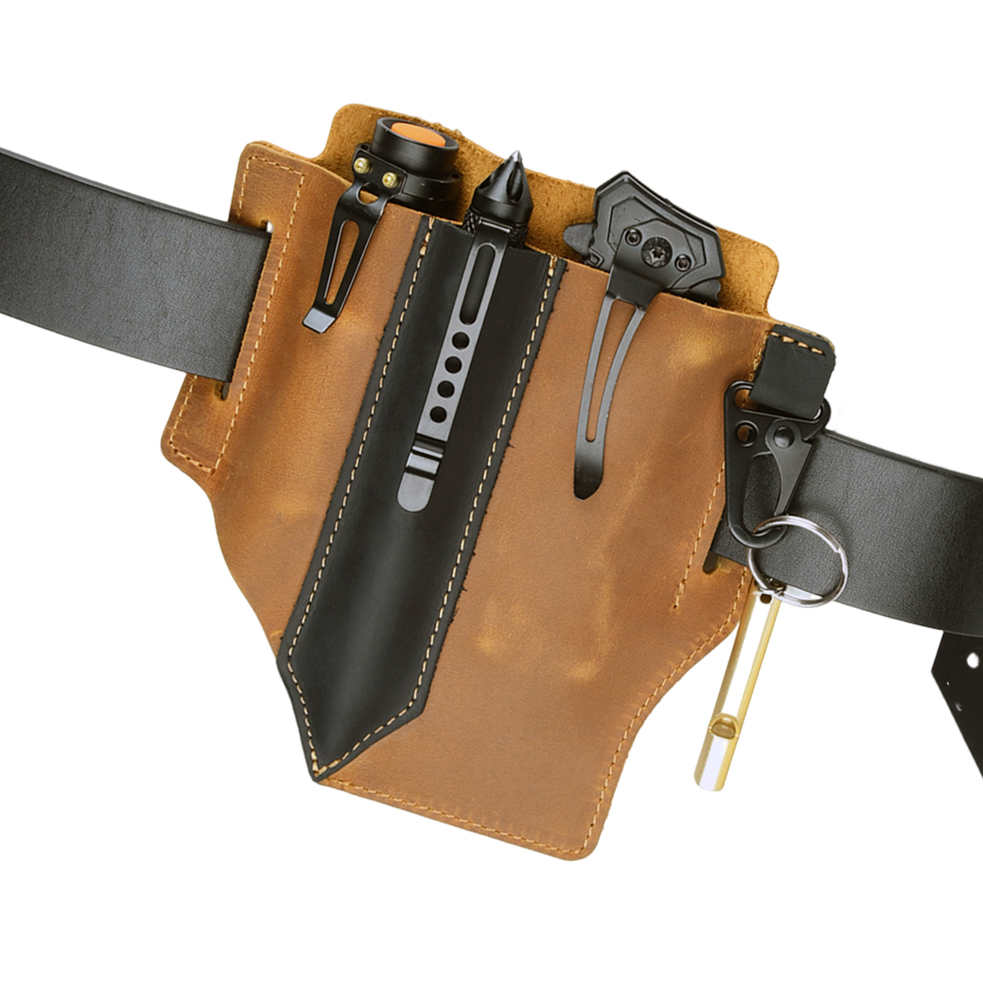 Men Travel Tactical Waist Bag  - Edc Carry Pocket Pouch บทวิจารณ์และราคา
