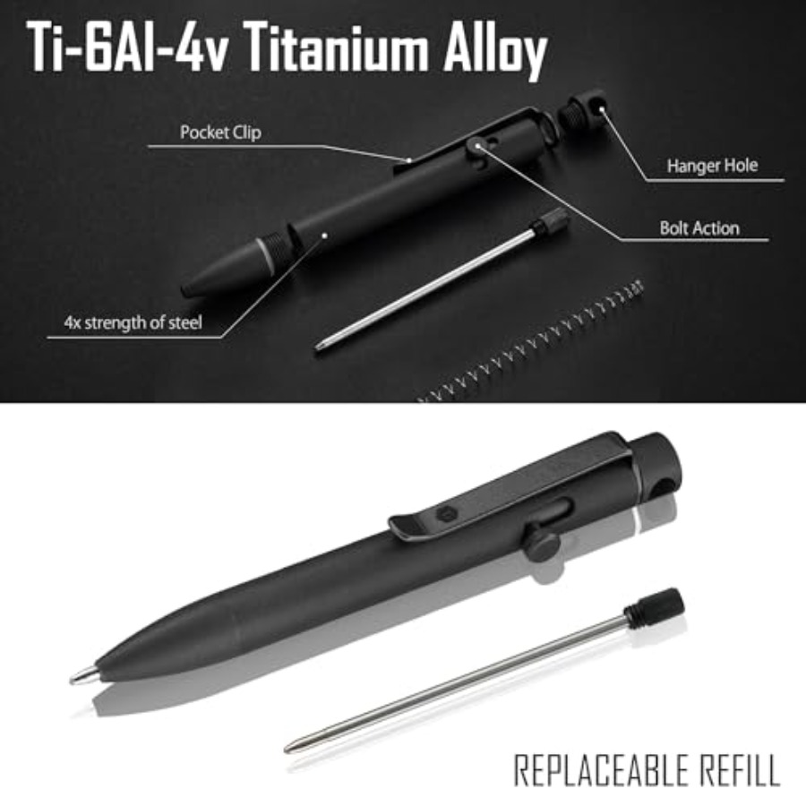 Bolt Action EDC Pen with Clip  - Edc Carry Pen บทวิจารณ์และราคา