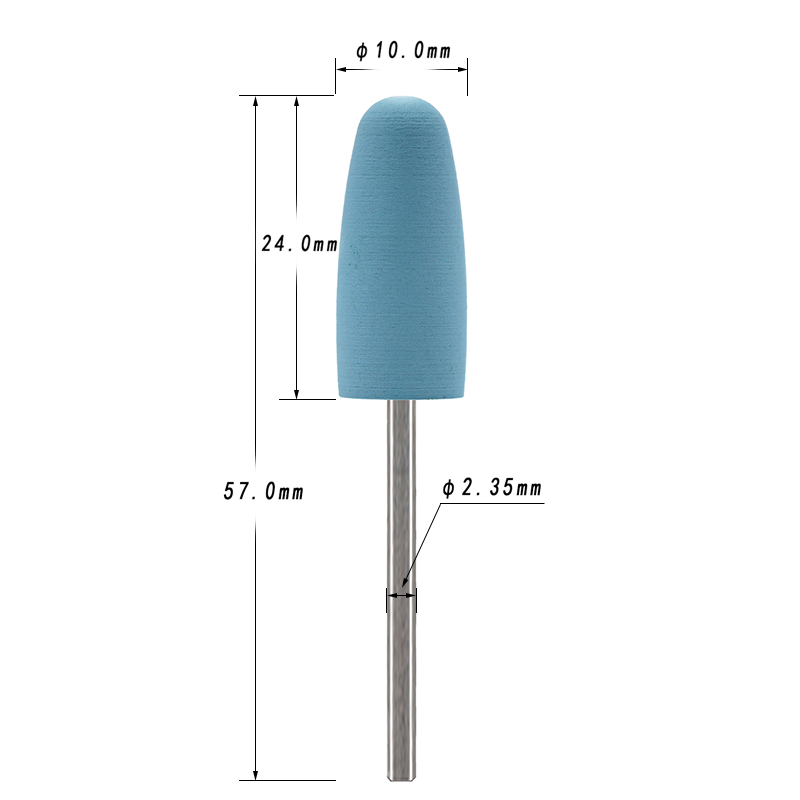 5Pcs/Set Silicone Nail Drill B - Nail File Titanium บทวิจารณ์และราคา