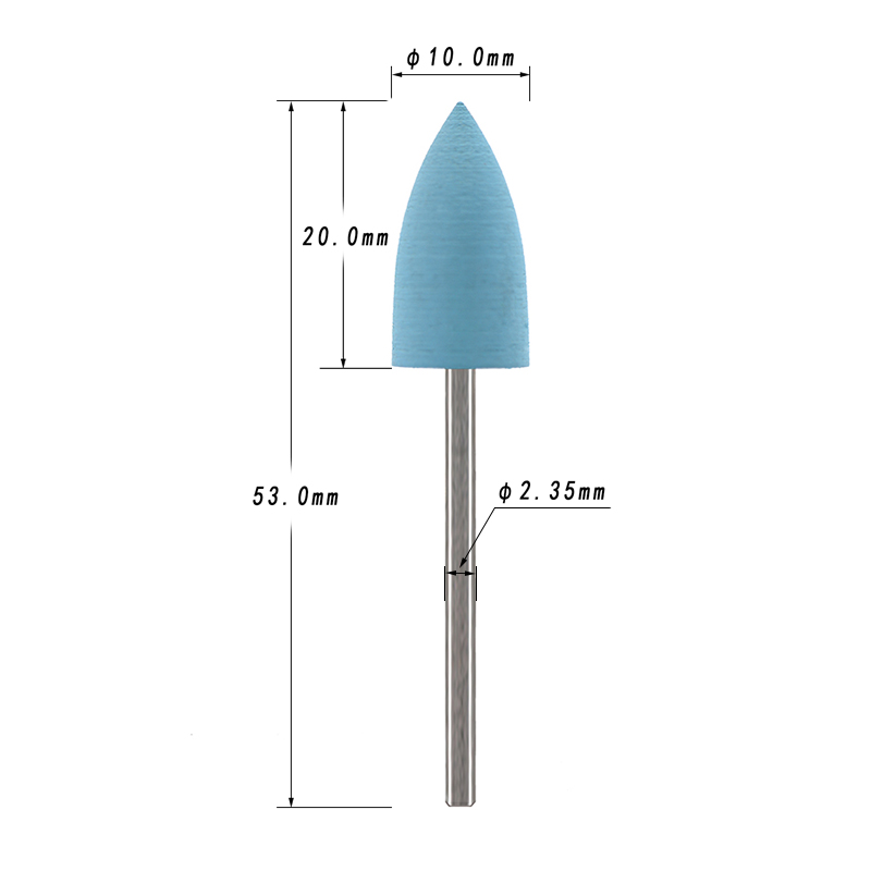 5Pcs/Set Silicone Nail Drill B - Nail File Titanium บทวิจารณ์และราคา