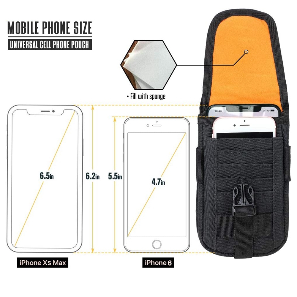 Tactical Phone Pouch Molle,Sma - Edc Deep Carry บทวิจารณ์และราคา