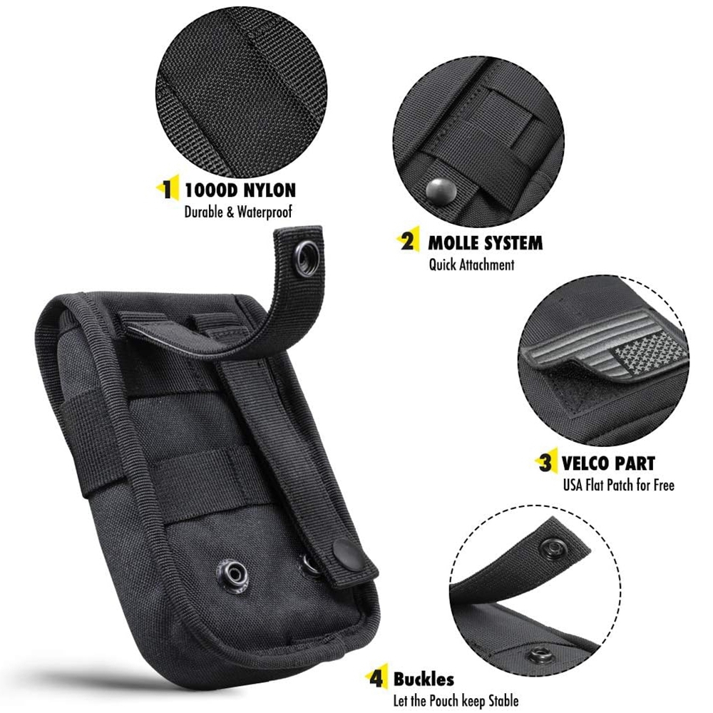 Tactical Phone Pouch Molle,Sma - Edc Deep Carry บทวิจารณ์และราคา