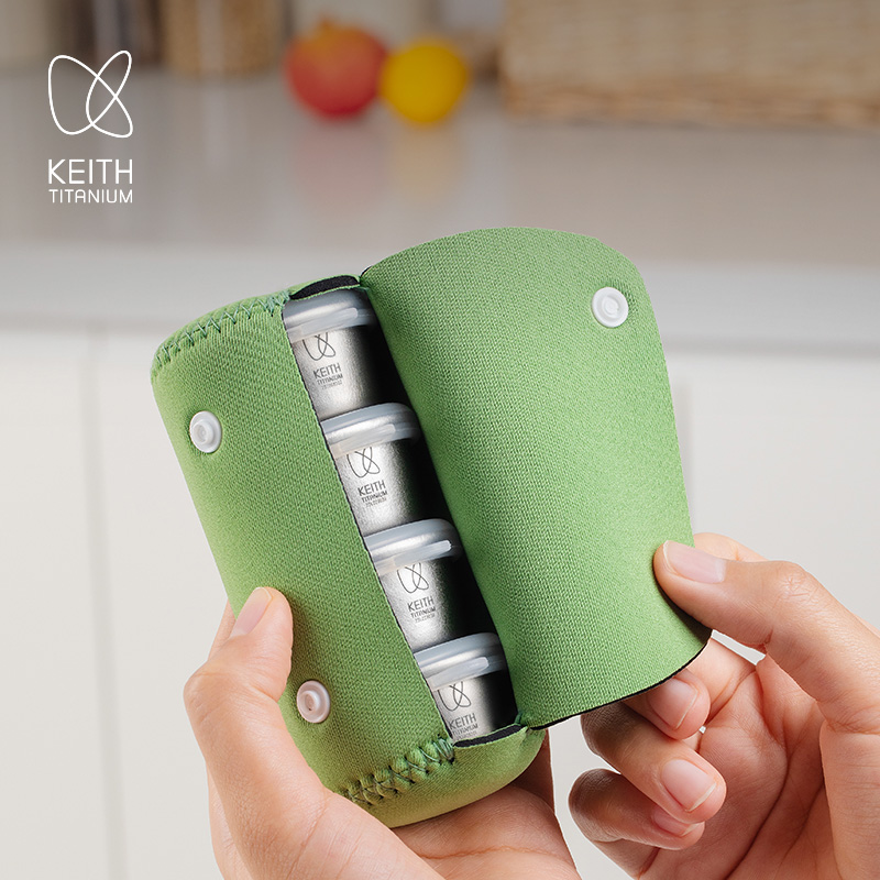 KEITH 4Pcs Mini Pure Titanium  - Edc Carry Pocket Pouch บทวิจารณ์และราคา