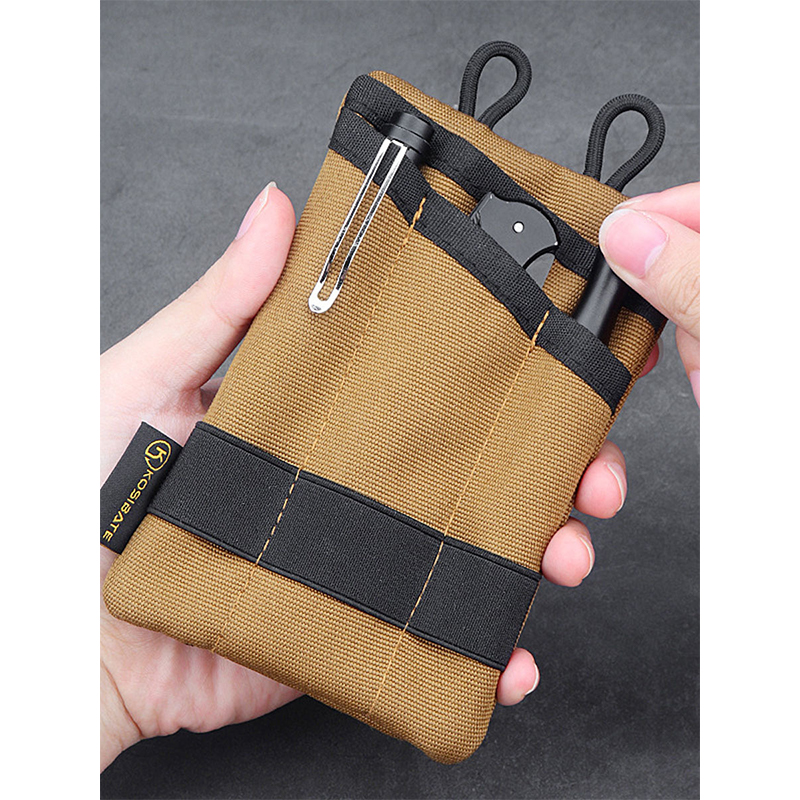 Tactical EDC Pouch Wallet Bag  - Edc Concealed Carry Belt บทวิจารณ์และราคา