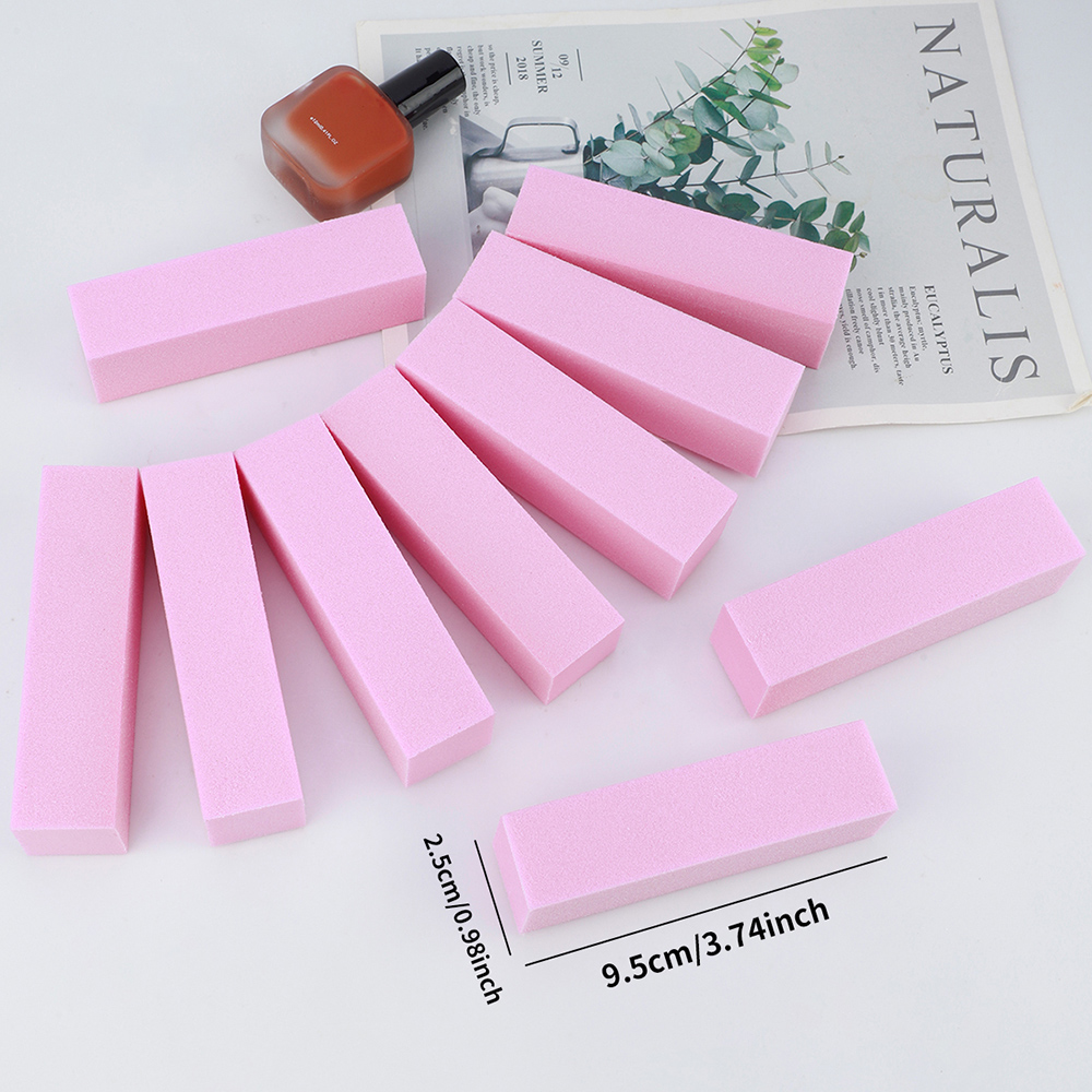 10PCS Nail Buffer Polishing Bl - Nail File Titanium บทวิจารณ์และราคา