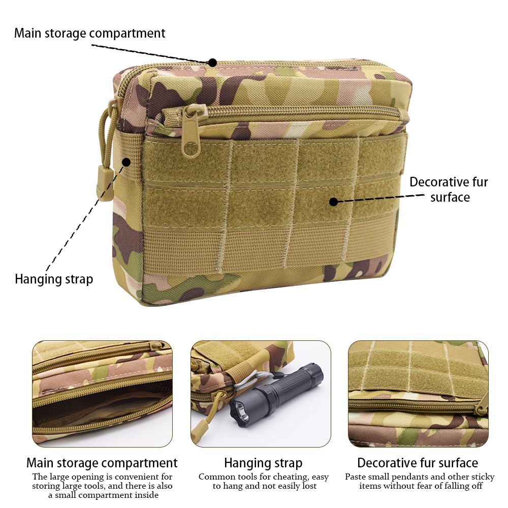 EDC Waist Bag Outdoor Camping  - Edc Concealed Carry Belt บทวิจารณ์และราคา