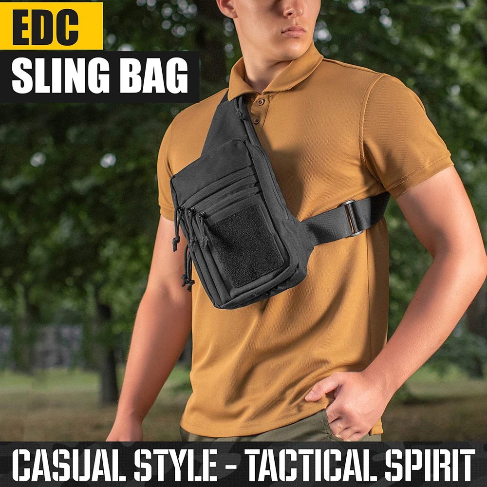 Hunting Crossbody Sling Bag |  - Edc Carry All บทวิจารณ์และราคา