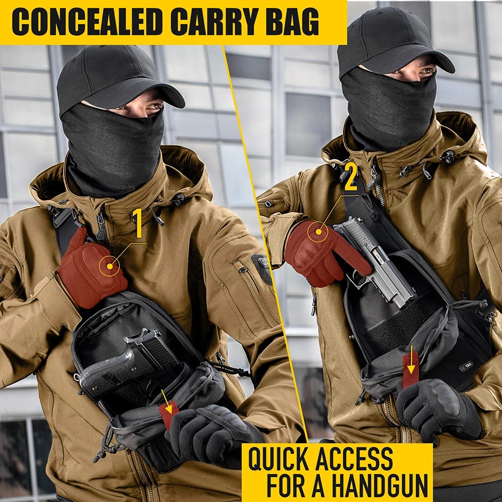 Hunting Crossbody Sling Bag |  - Edc Carry All บทวิจารณ์และราคา