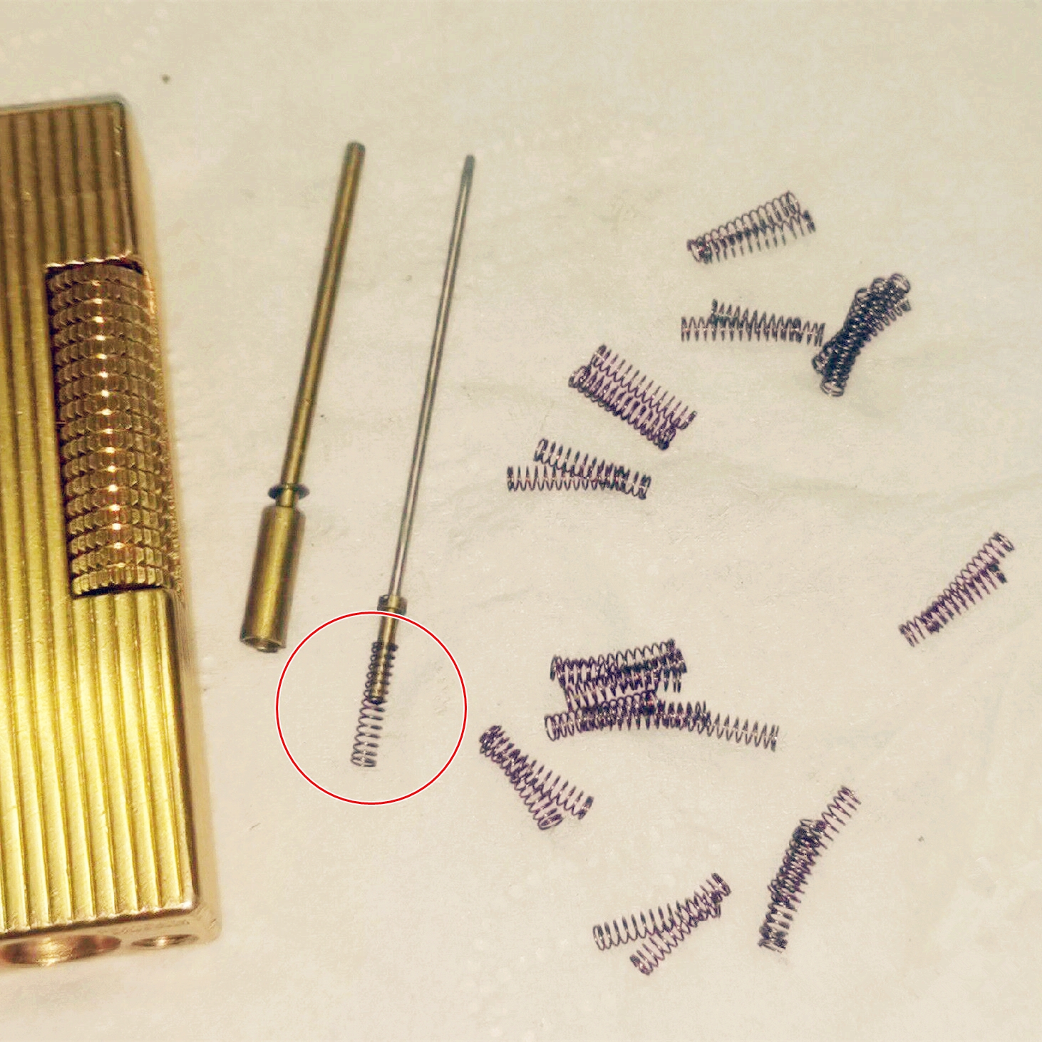 Metal Gas Nozzle Needle Spring - Lighter Insert Zippo บทวิจารณ์และราคา