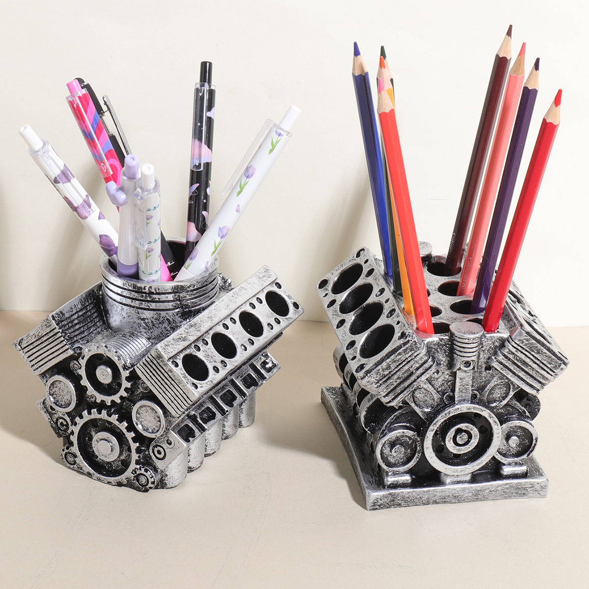 Car Engine Model Pen Holder, V - Edc Carry Pen บทวิจารณ์และราคา