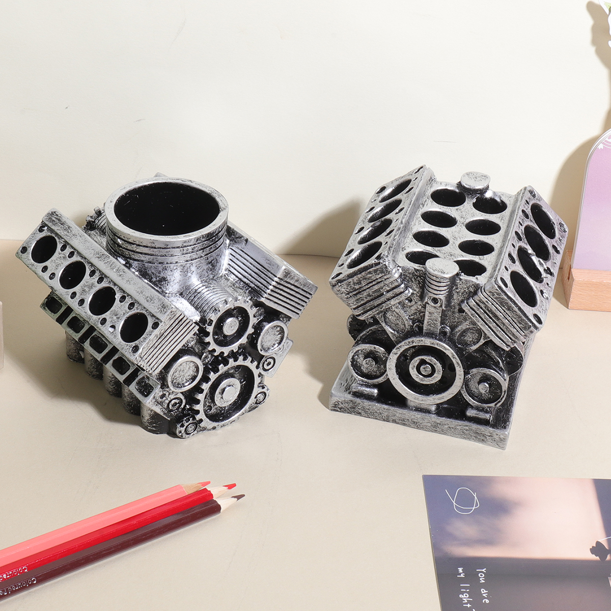 Car Engine Model Pen Holder, V - Edc Carry Pen บทวิจารณ์และราคา