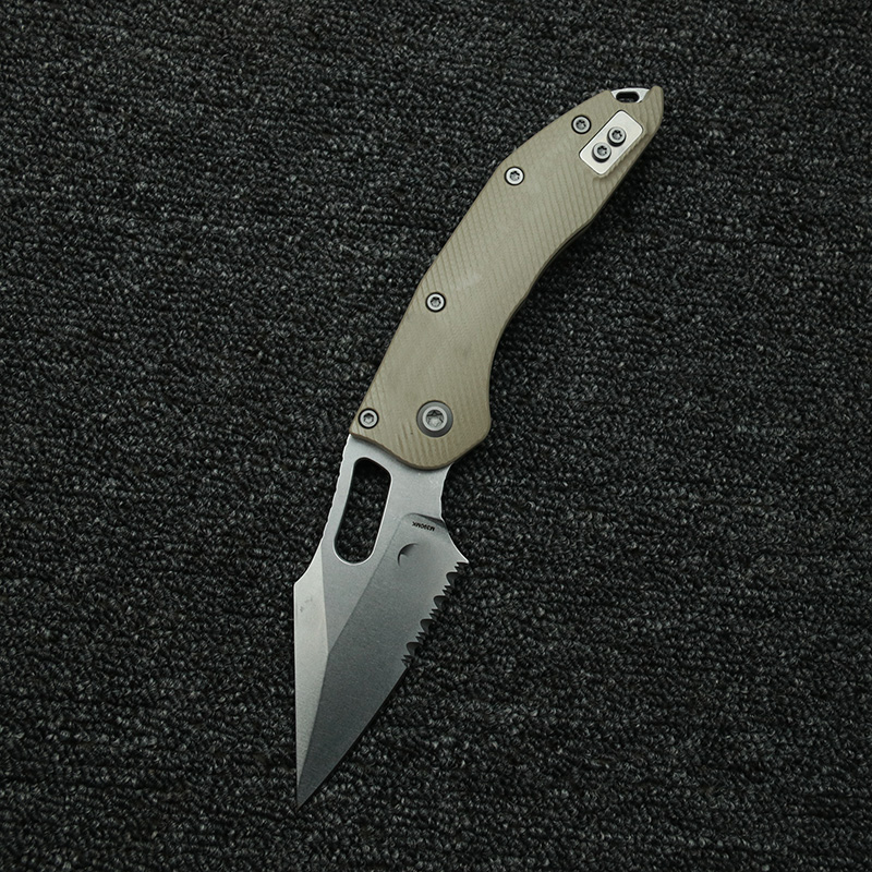 LEMIFSHE  Manual Stitch Textur - Edc Carry Pocket Knife บทวิจารณ์และราคา