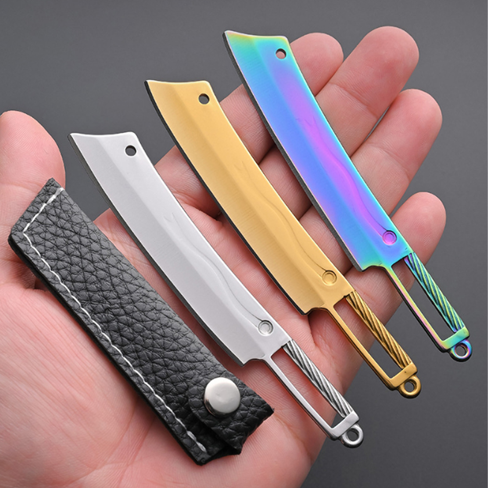 Titanium Mini Knife - Portable - Edc Carry Pocket Knife บทวิจารณ์และราคา