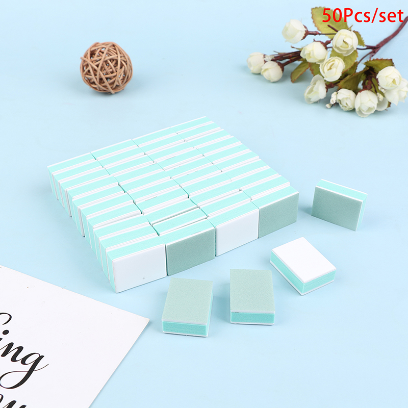 50 Pcs/lot Mini Nail Buffer Bl - Nail File Titanium บทวิจารณ์และราคา