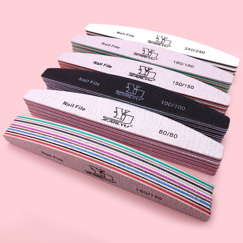 5Pcs Nail File Set Mix Color P - Nail File Titanium บทวิจารณ์และราคา