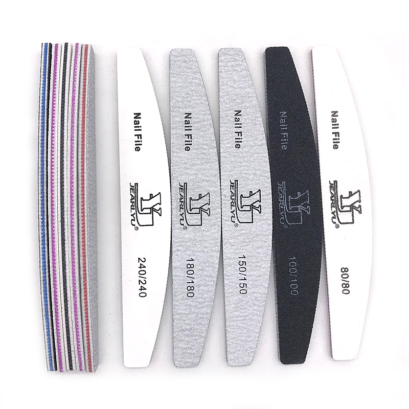 5Pcs Nail File Set Mix Color P - Nail File Titanium บทวิจารณ์และราคา
