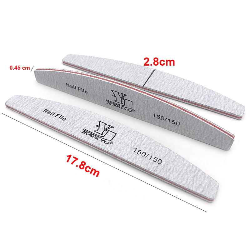 5Pcs Nail File Set Mix Color P - Nail File Titanium บทวิจารณ์และราคา