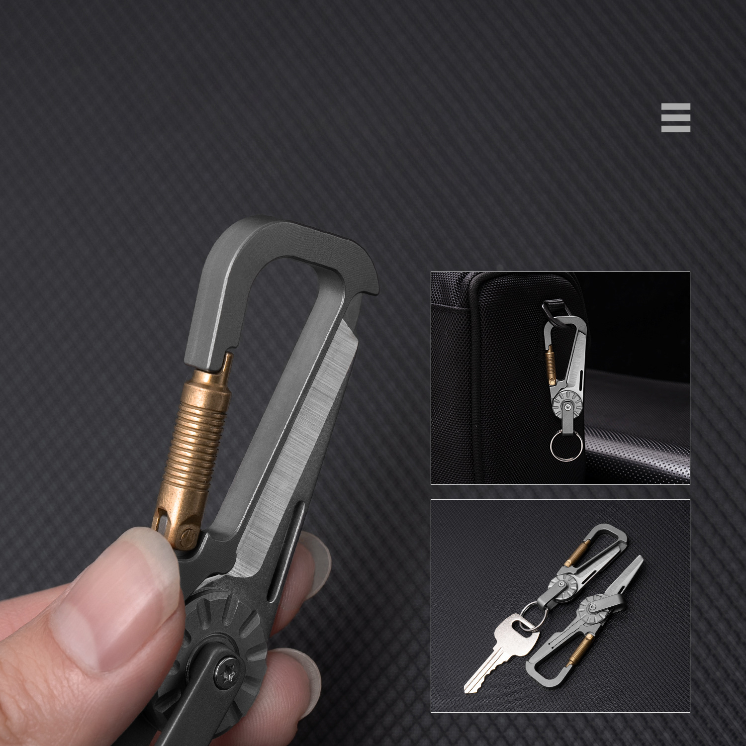 Titanium Alloy EDC Keychain Wi - Edc Carry All บทวิจารณ์และราคา