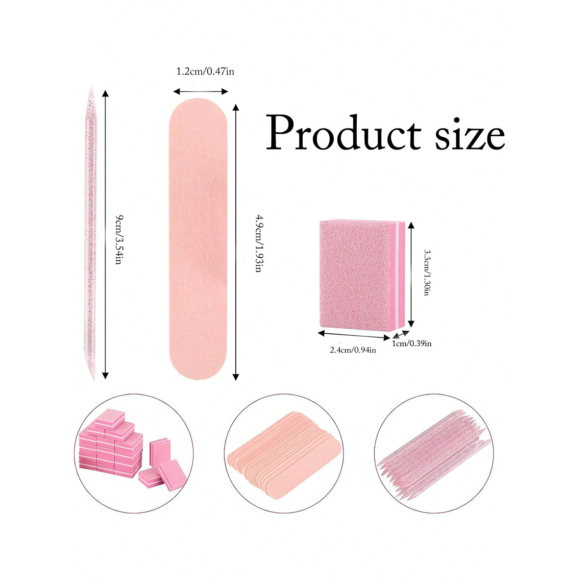 Manicure Kits, Individually Pa - Nail File Titanium บทวิจารณ์และราคา