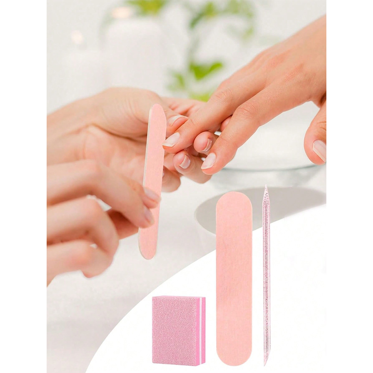 Manicure Kits, Individually Pa - Nail File Titanium บทวิจารณ์และราคา