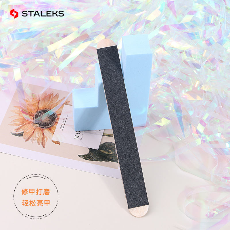 Staleks Wooden Stick Board Nai - Nail File Titanium บทวิจารณ์และราคา