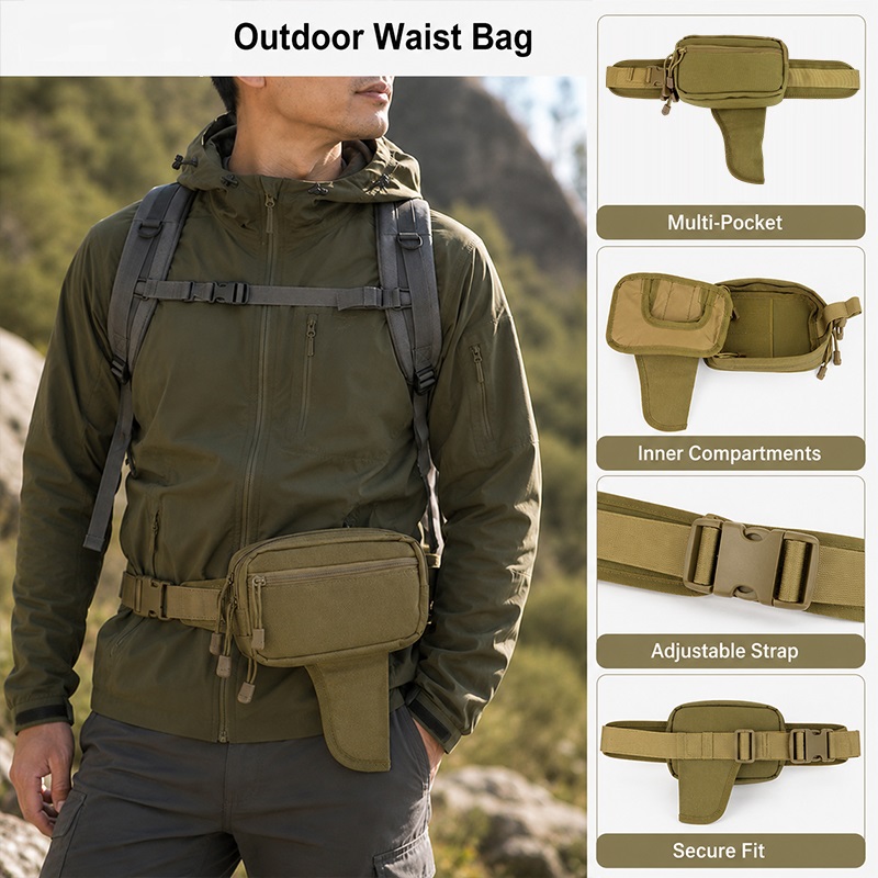 Multifunctional Waist Bag Nylo - Edc Concealed Carry Belt บทวิจารณ์และราคา